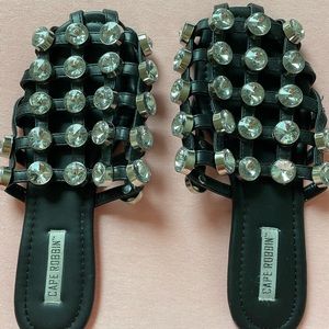 Studded slippers